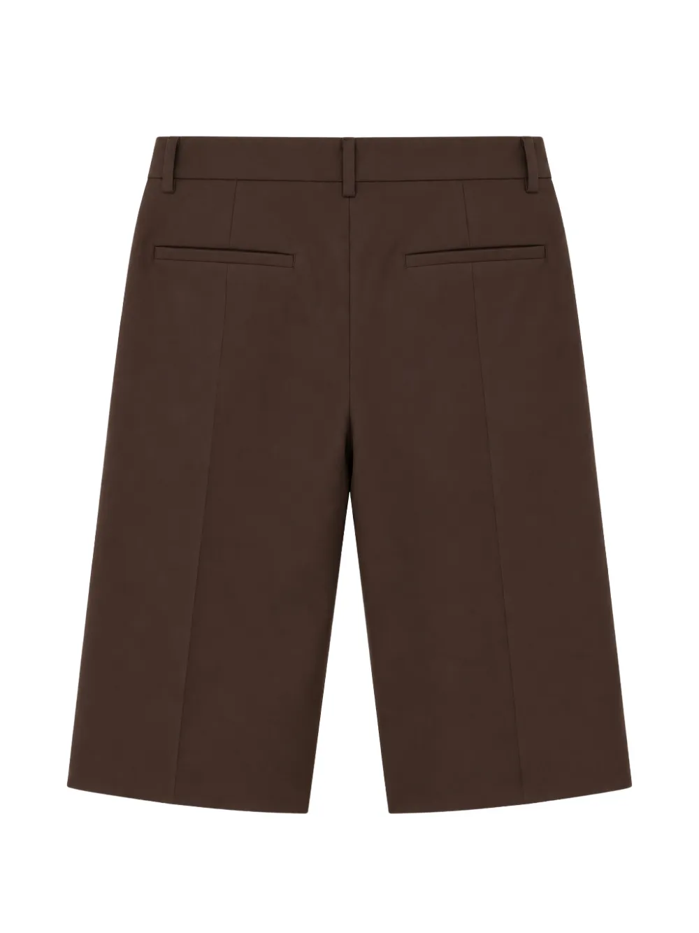 Seventy Geplooide shorts Bruin