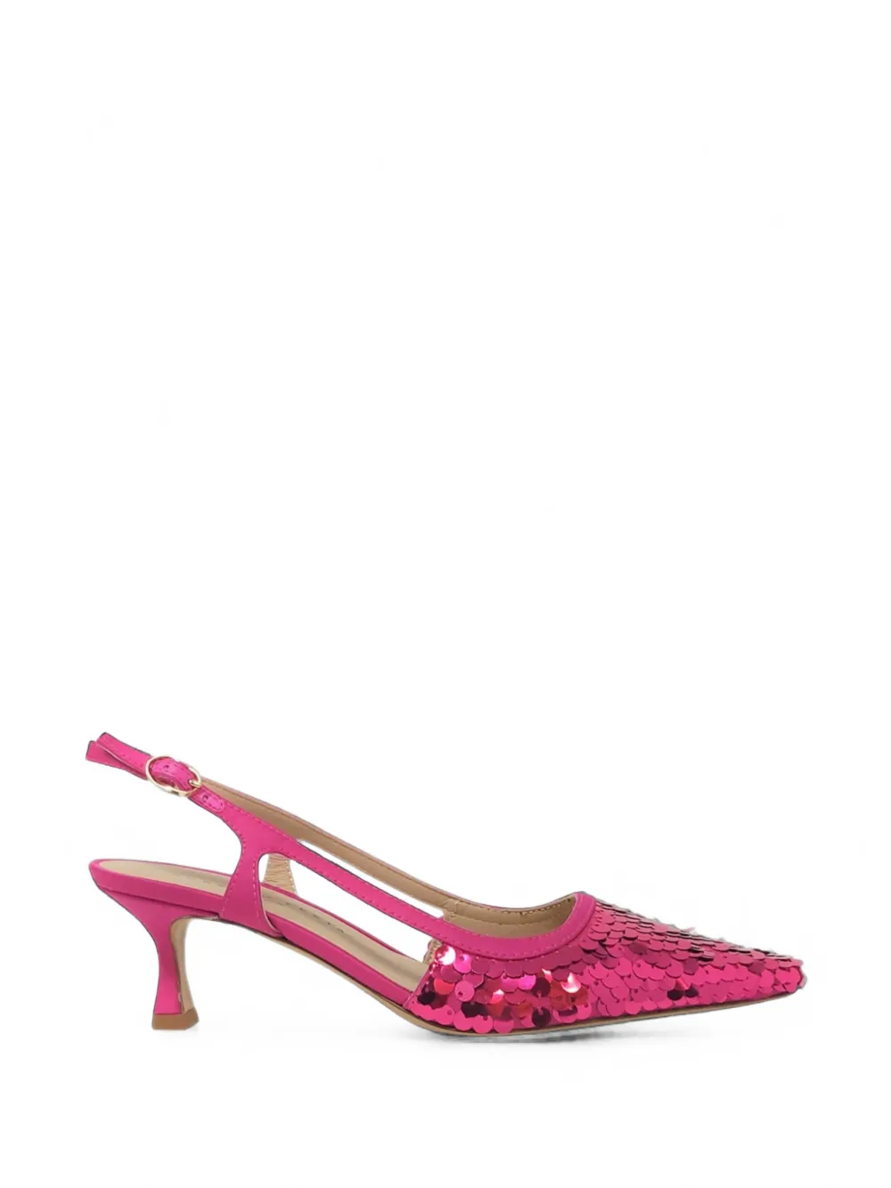 Madison Maison sequin-embellished slingback pumps