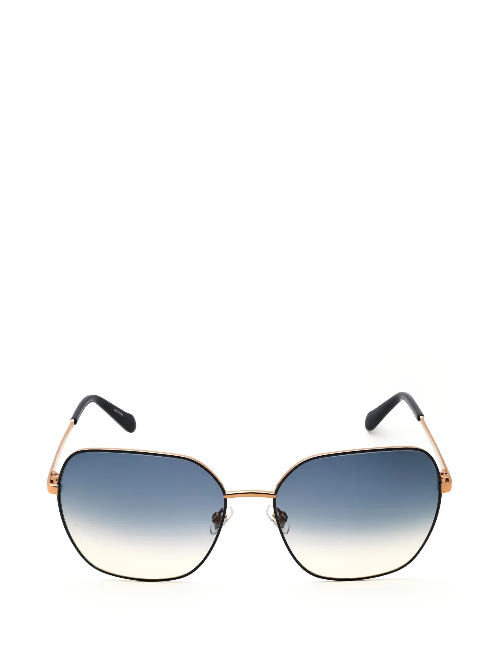 FOSSIL oversized geometric-frame sunglasses
