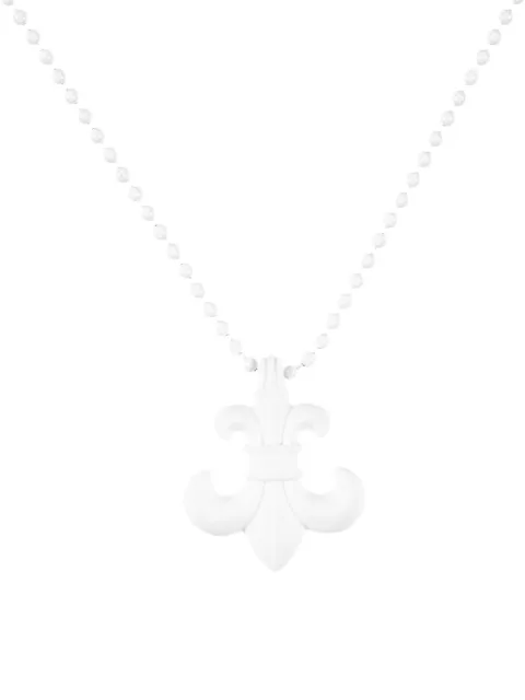 Chrome Hearts halskæde med fleur-de-lis-vedhæng