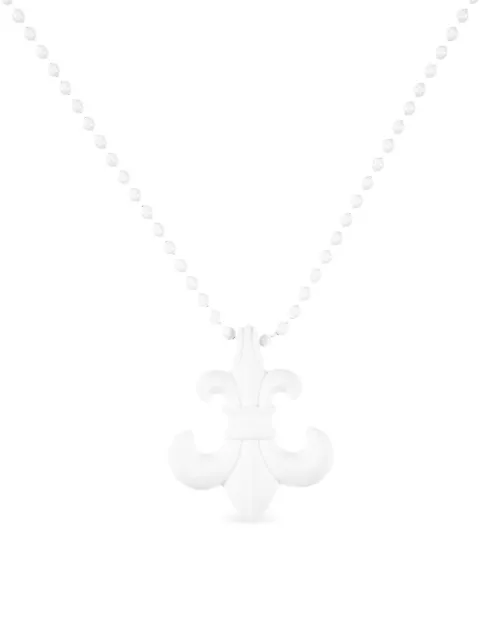 Chrome Hearts fleur-de-lis pendant necklace