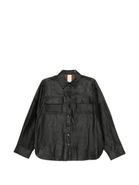 SOH flap-pocket buttoned shirt