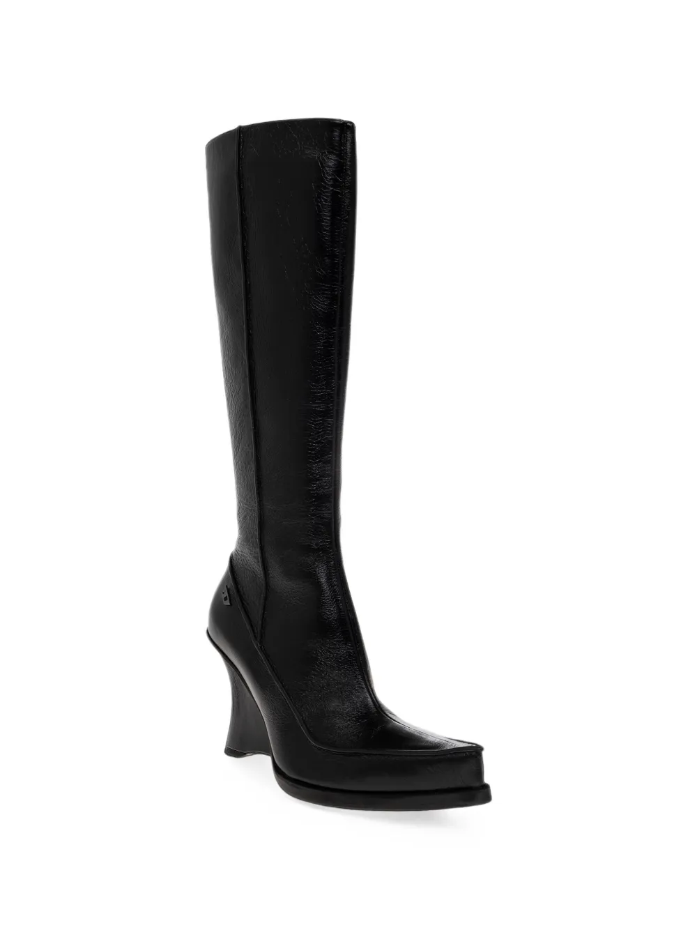 Diesel D-Lucette wedge-heel boots Zwart