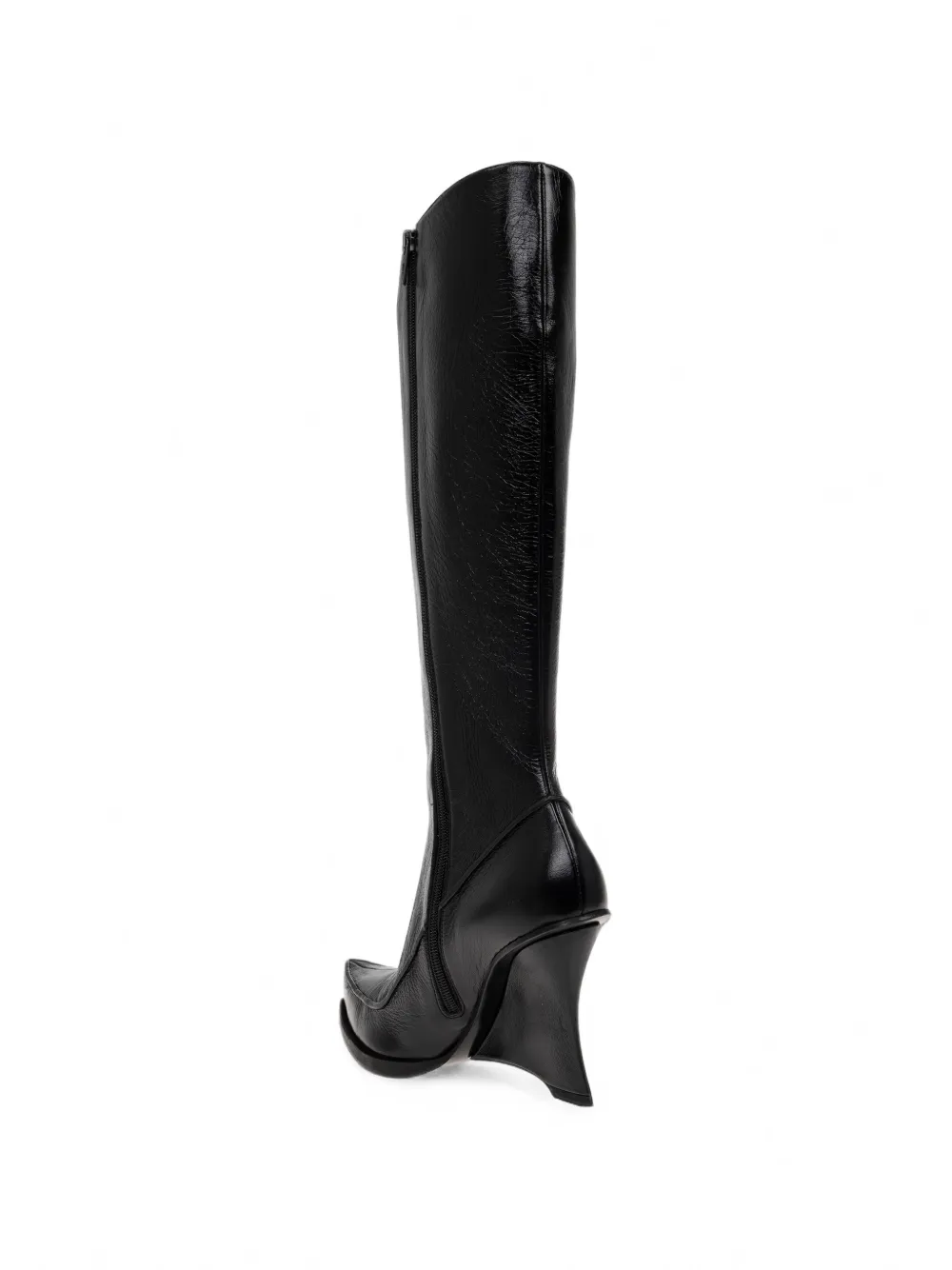 Diesel D-Lucette wedge-heel boots Zwart