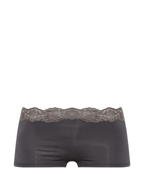Hanro Dana lace-trim boxer shorts