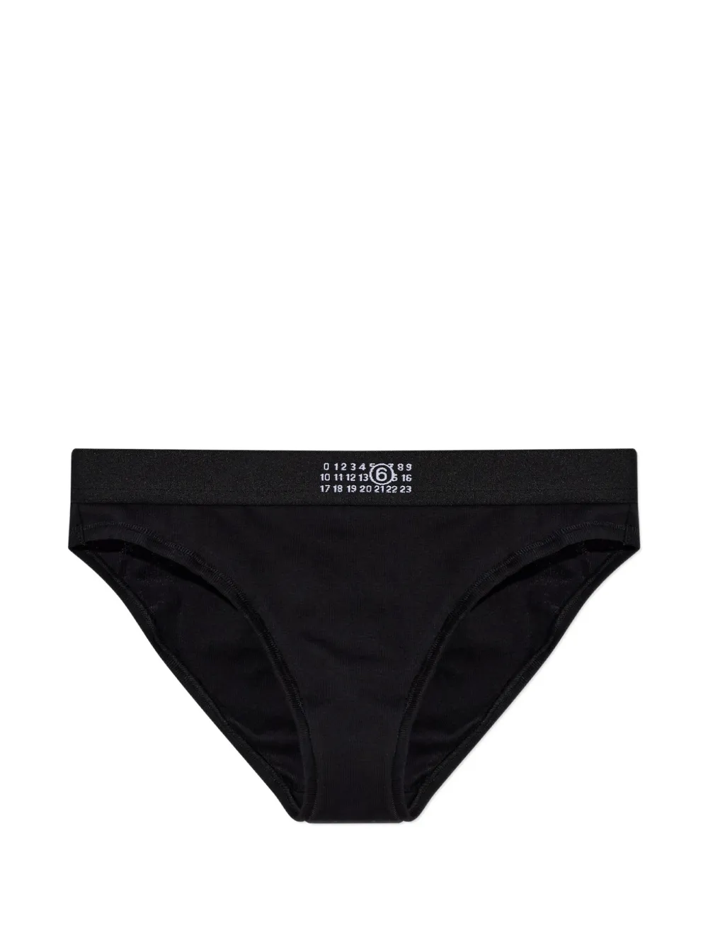 MM6 Maison Margiela logo-print briefs - Nero