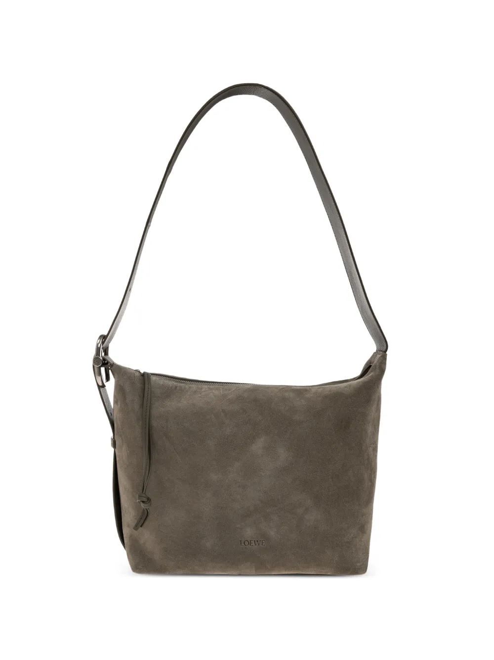 LOEWE medium Loop leather shoulder bag - Verde