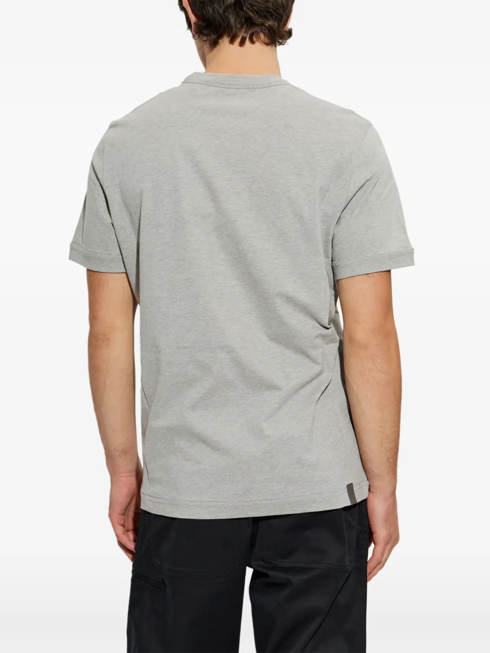 Moncler T-shirt met logopatch Grijs