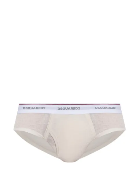 DSQUARED2 logo-waistband ribbed briefs