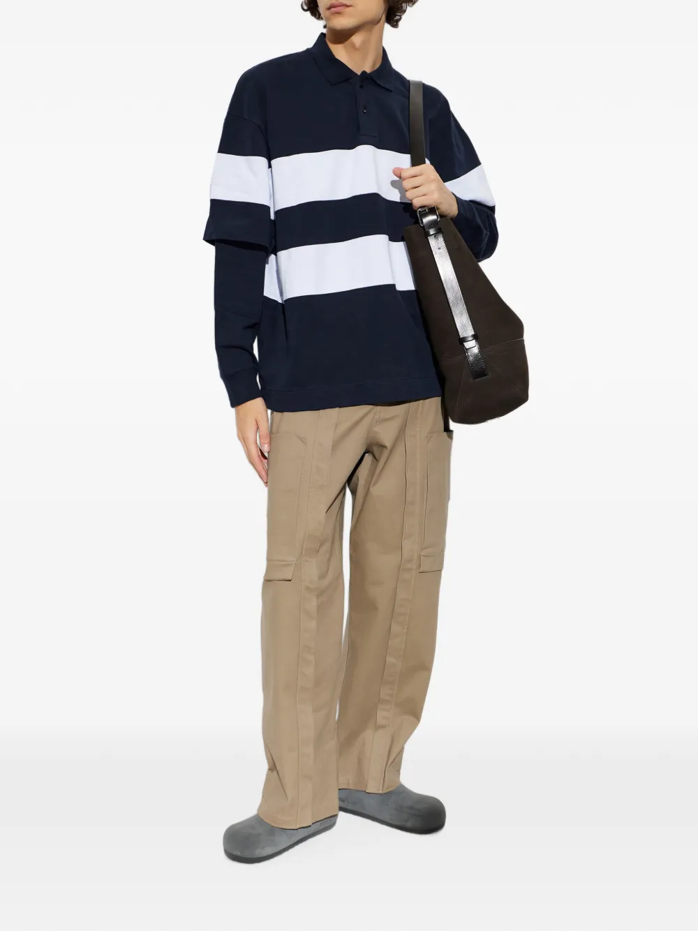 DARKPARK Adrian cargo broek met vlakken Beige