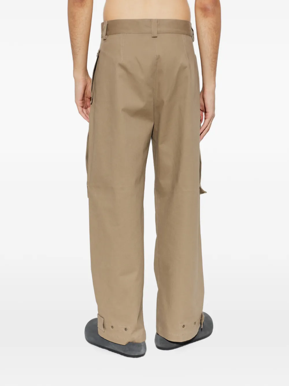 DARKPARK Adrian cargo broek met vlakken Beige
