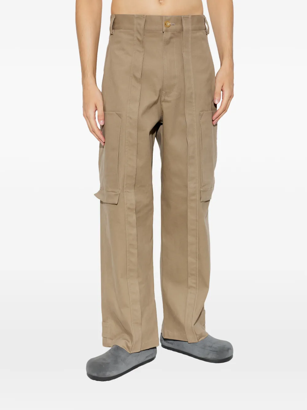 DARKPARK Adrian cargo broek met vlakken Beige