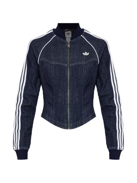 adidas Superstar Corset side-stripe denim jacket