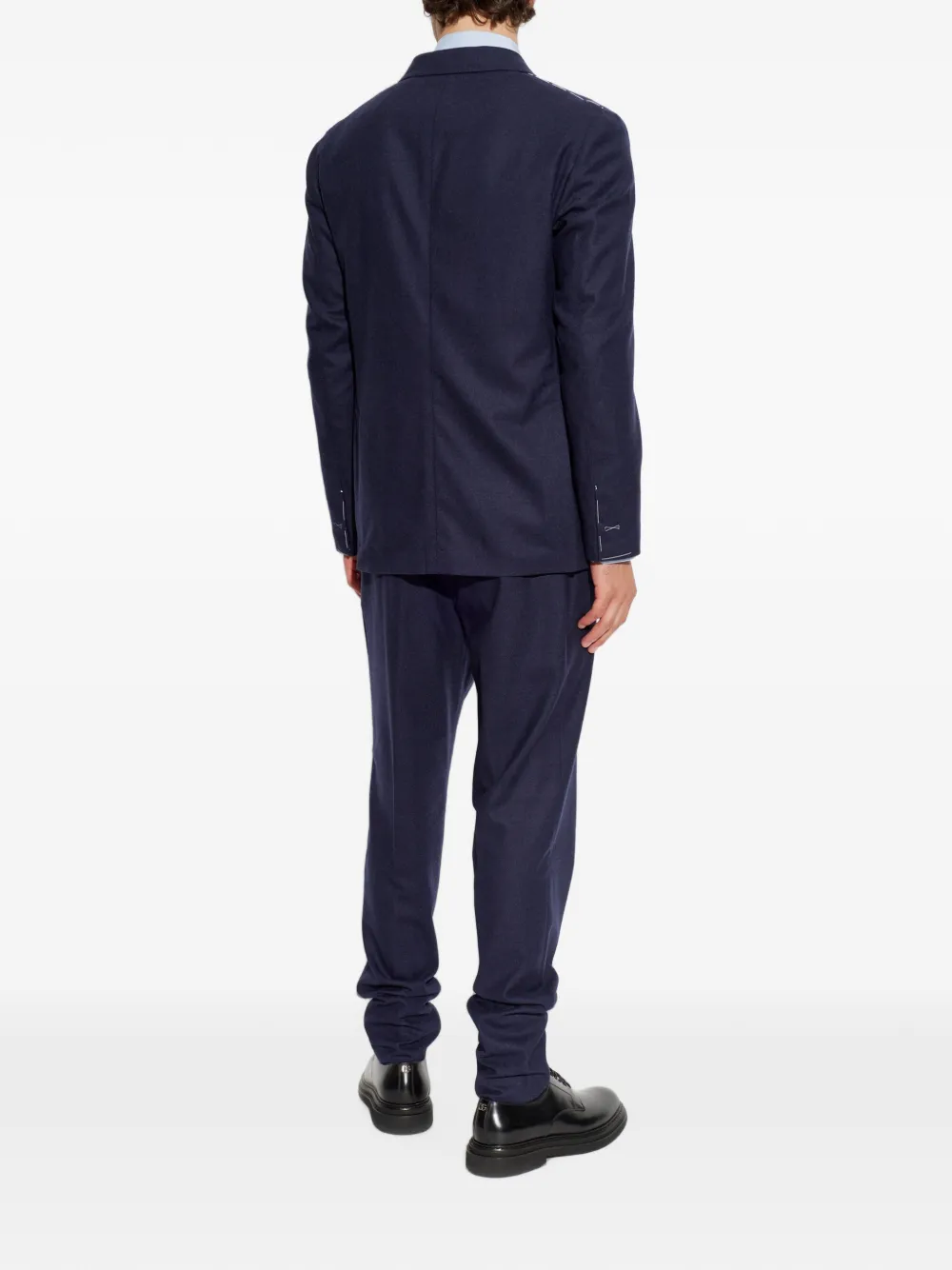 Eleventy Wollen pak Blauw