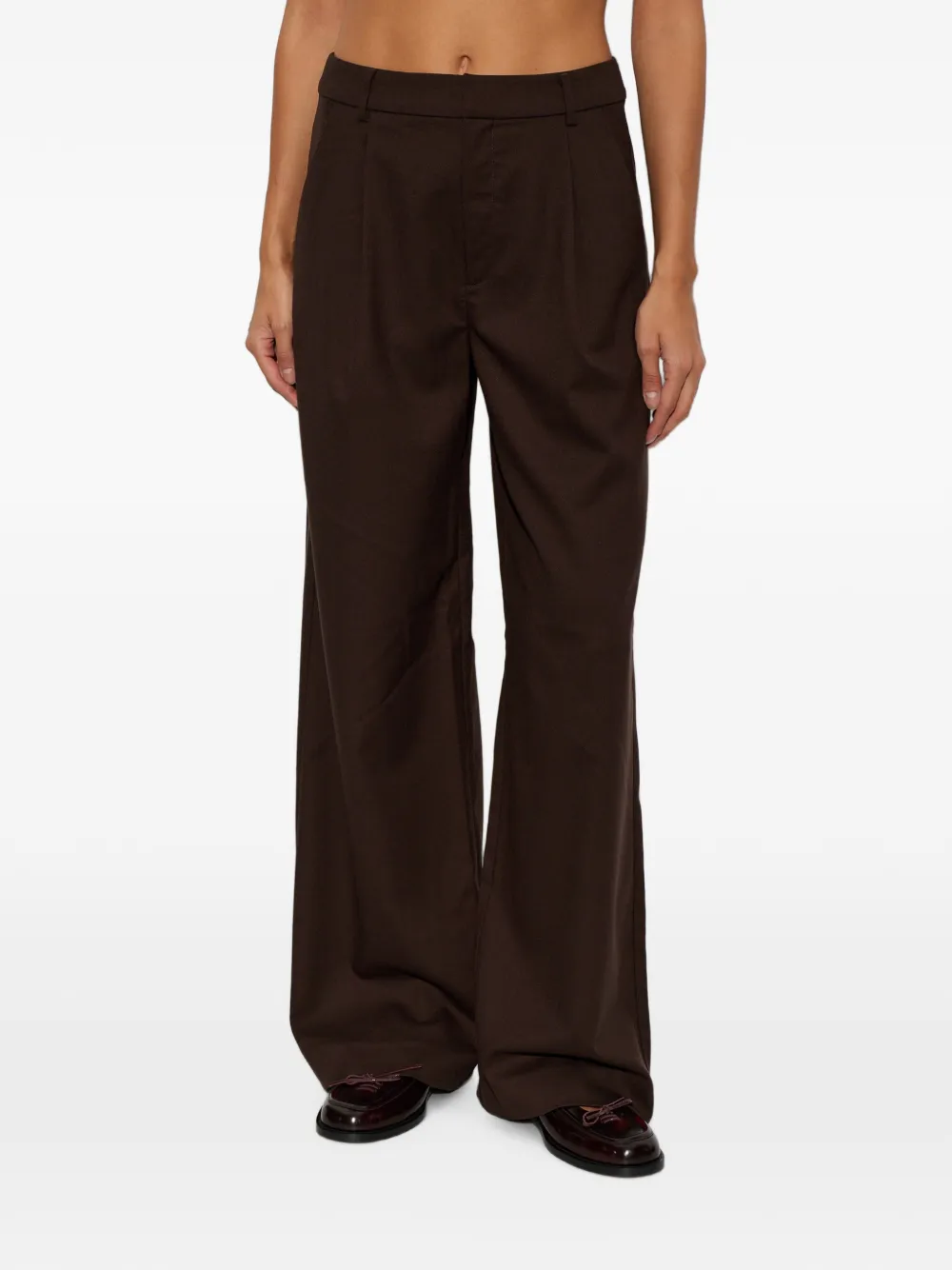 Gestuz Gzpaula geplooide broek Bruin