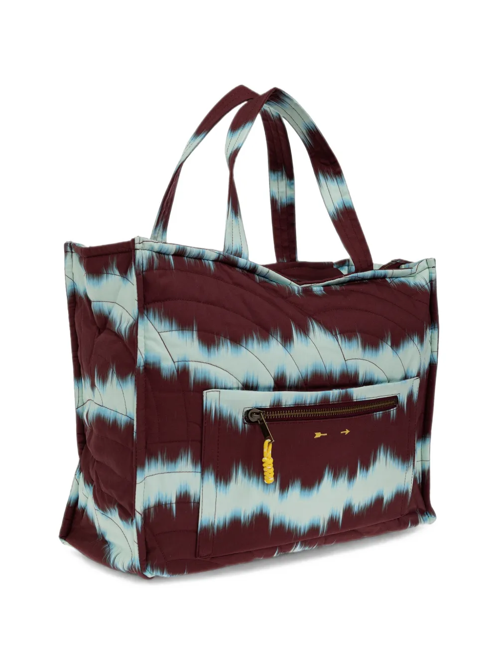 The Upside Rio Tie-dye Tote Bag in Red, view 4
