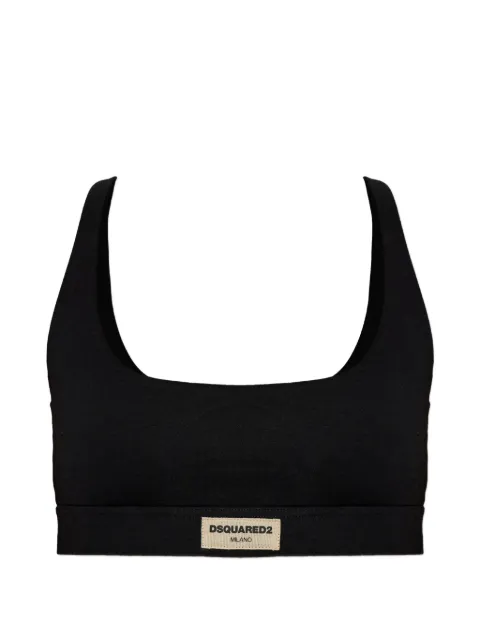 DSQUARED2 logo bralette