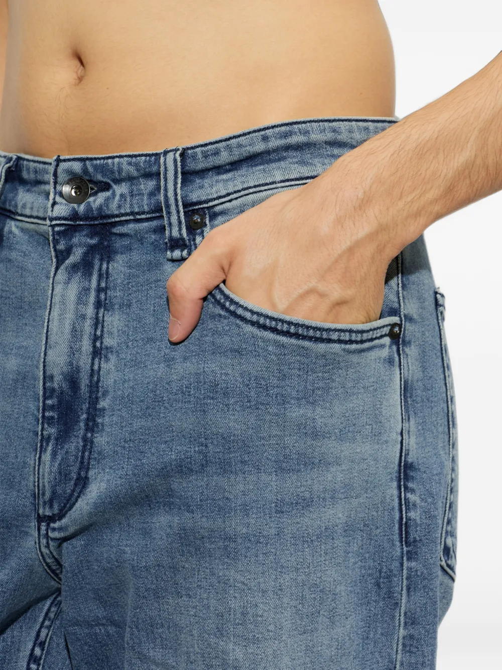 rag & bone Straight jeans Blauw