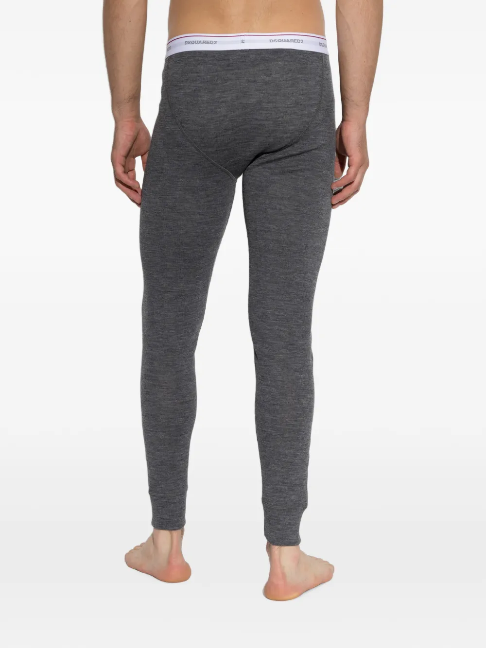 DSQUARED2 Pyjamabroek met logo-tailleband Grijs