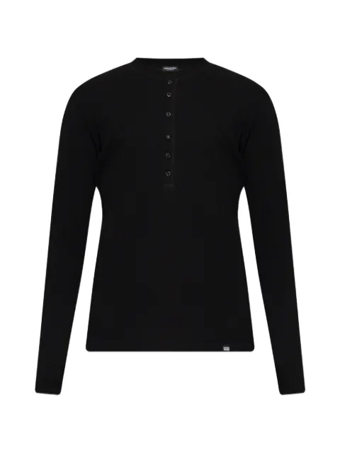 DSQUARED2 ribbed-knit long-sleeve T-shirt