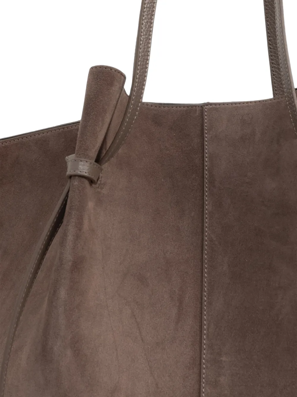 Yuzefi XL Mochi suède shopper Bruin