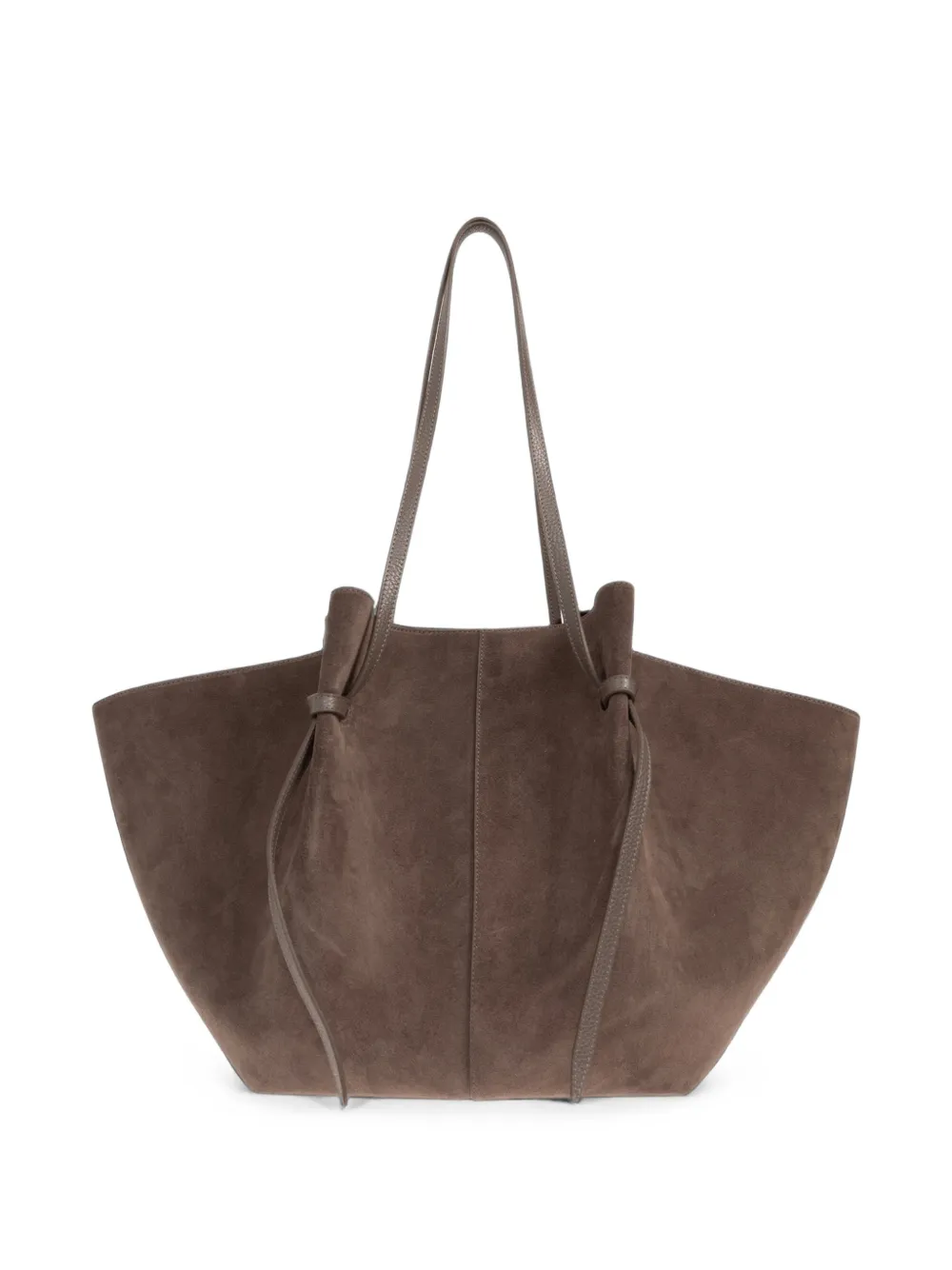 Yuzefi XL Mochi suède shopper Bruin