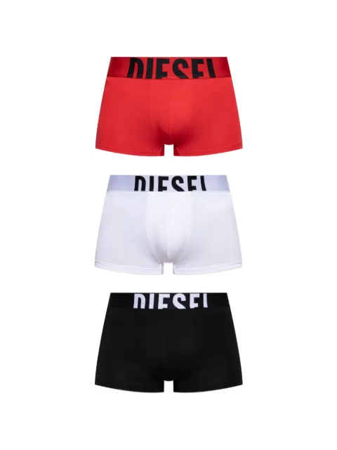 Diesel three-pack boxer briefs in stretch cotton