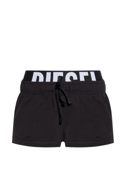 Diesel short pants in cotton terry with Diesel logo