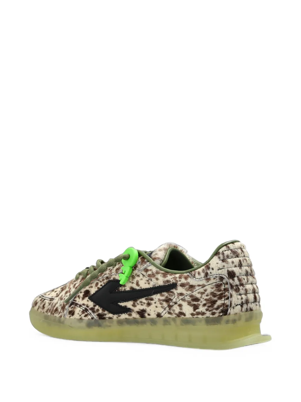 Off-White End Of Play animal-print sneakers Beige