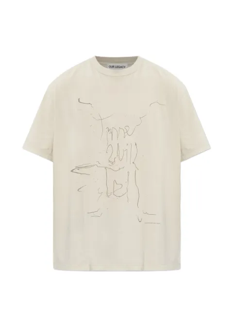 OUR LEGACY Box graphic-print T-shirt