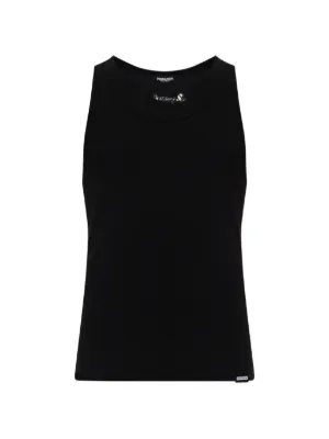 Versace ロゴ タンクトップ | ブラック | FARFETCH JP