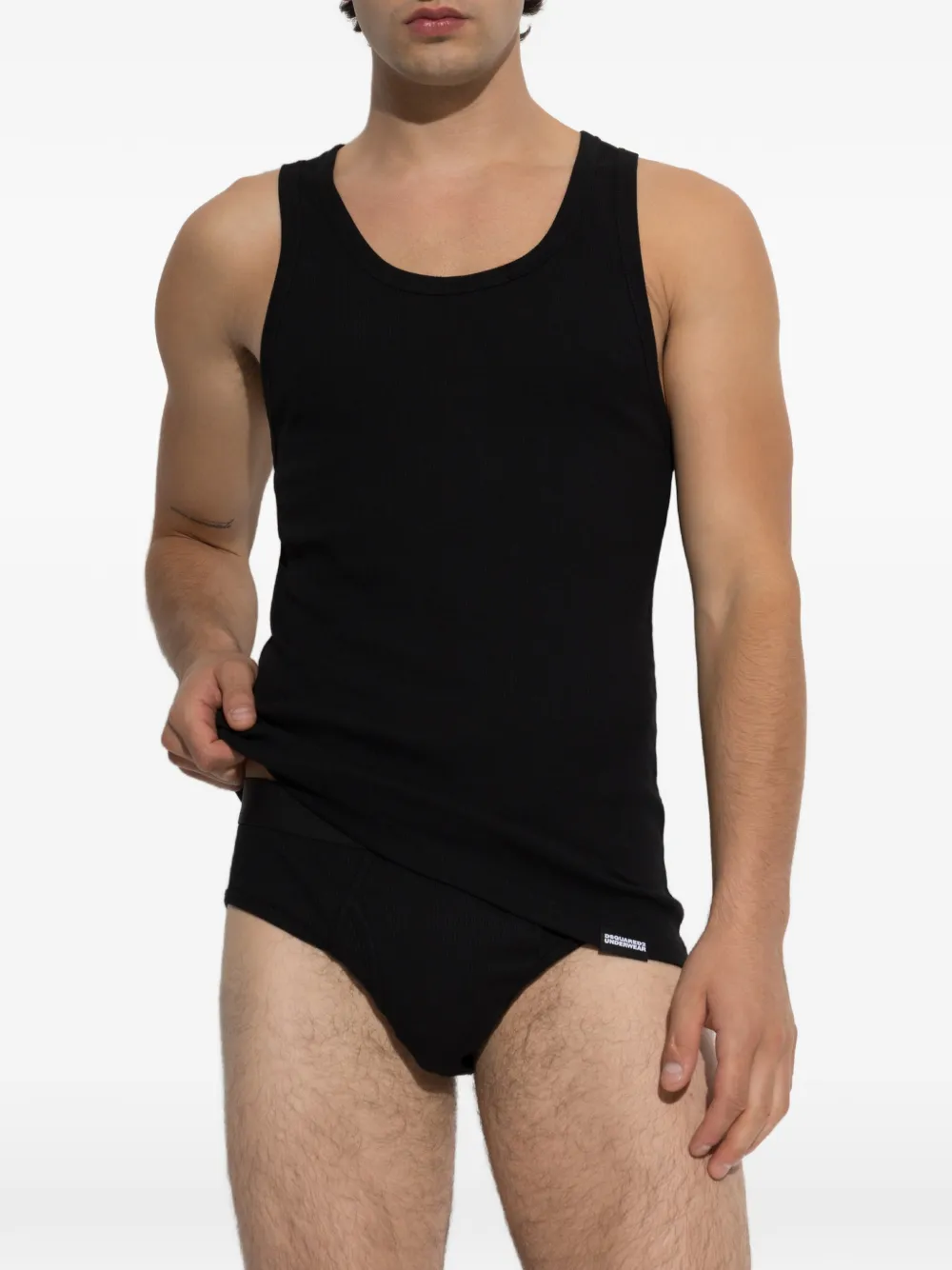 DSQUARED2 Basic tanktop Zwart