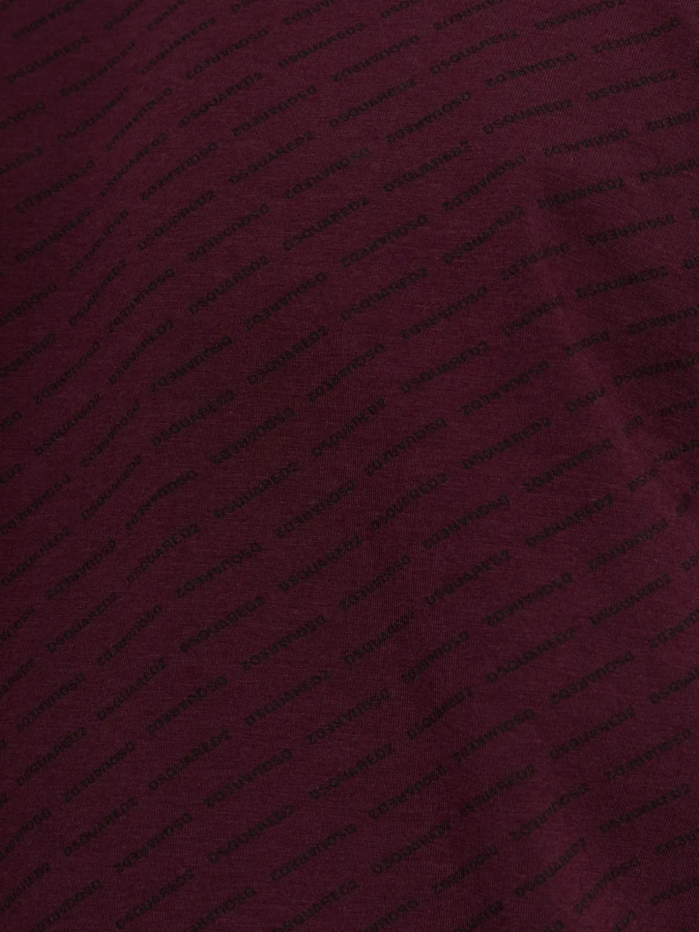 DSQUARED2 T-shirt en slip met logoprint Rood