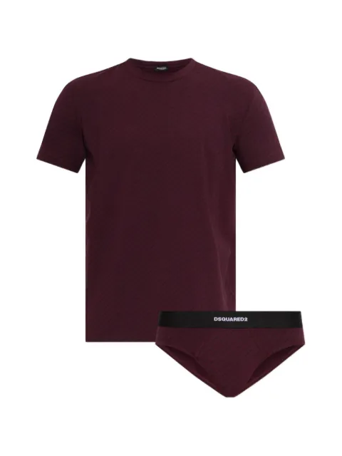 DSQUARED2 logo-print underwear set