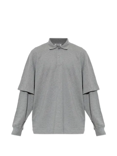 DARKPARK Zack layered-sleeve cotton polo shirt