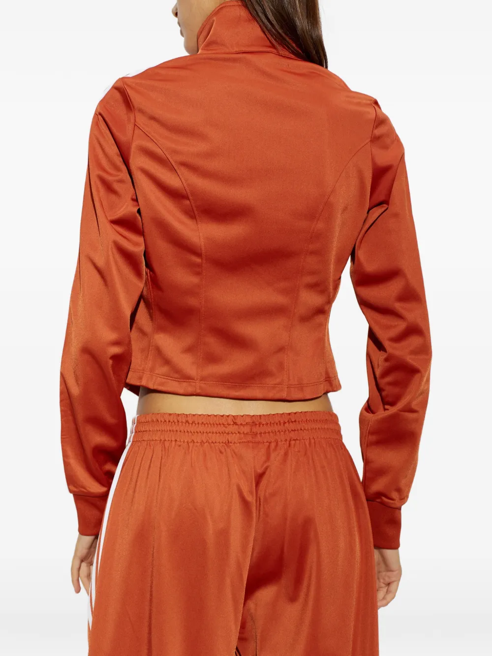 adidas Firebird corset-fit performance track jacket Oranje