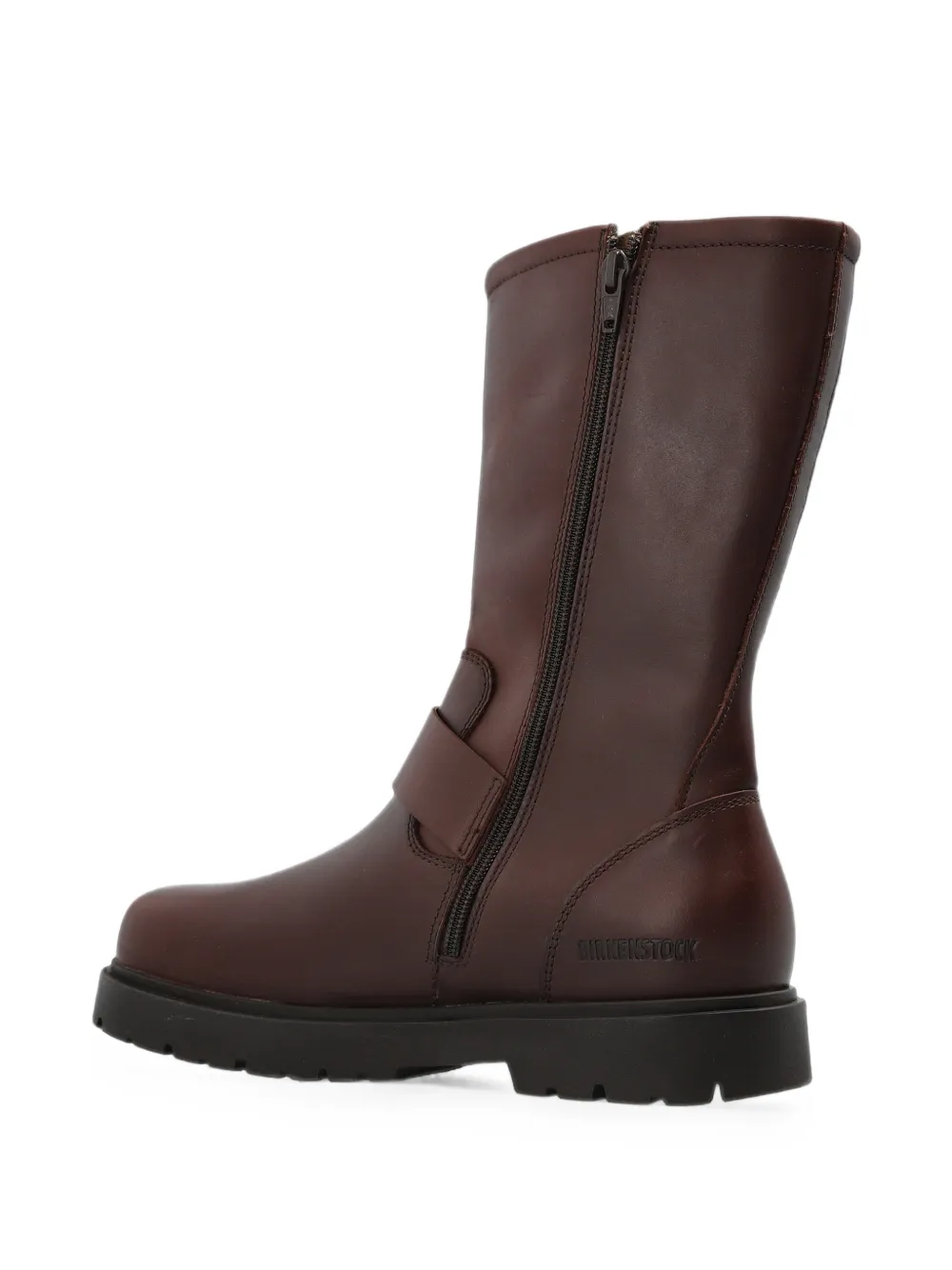 Birkenstock Highwood Mid buckle-details leather boots Bruin