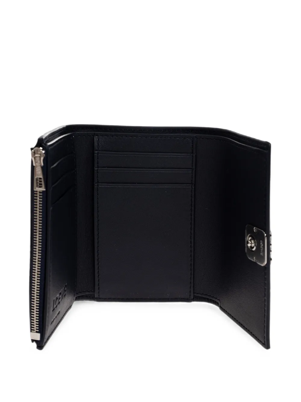 LOEWE Leren portemonnee Blauw