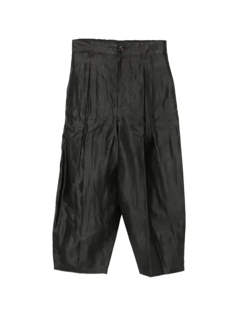 SOH pleated tapered trousers