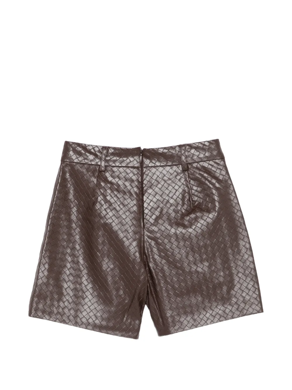 Abel & Lula Shorts met mandvlecht-effect Bruin