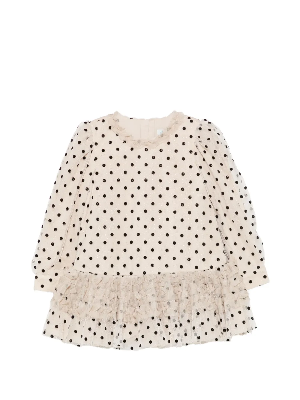 Abel & Lula polka dot ruffled dress - Toni neutri
