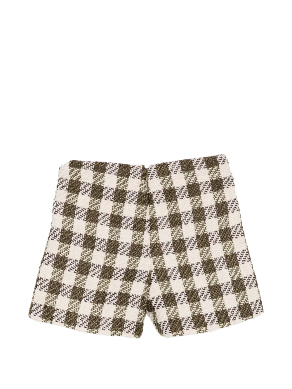 Abel & Lula Geruite tweed shorts Beige