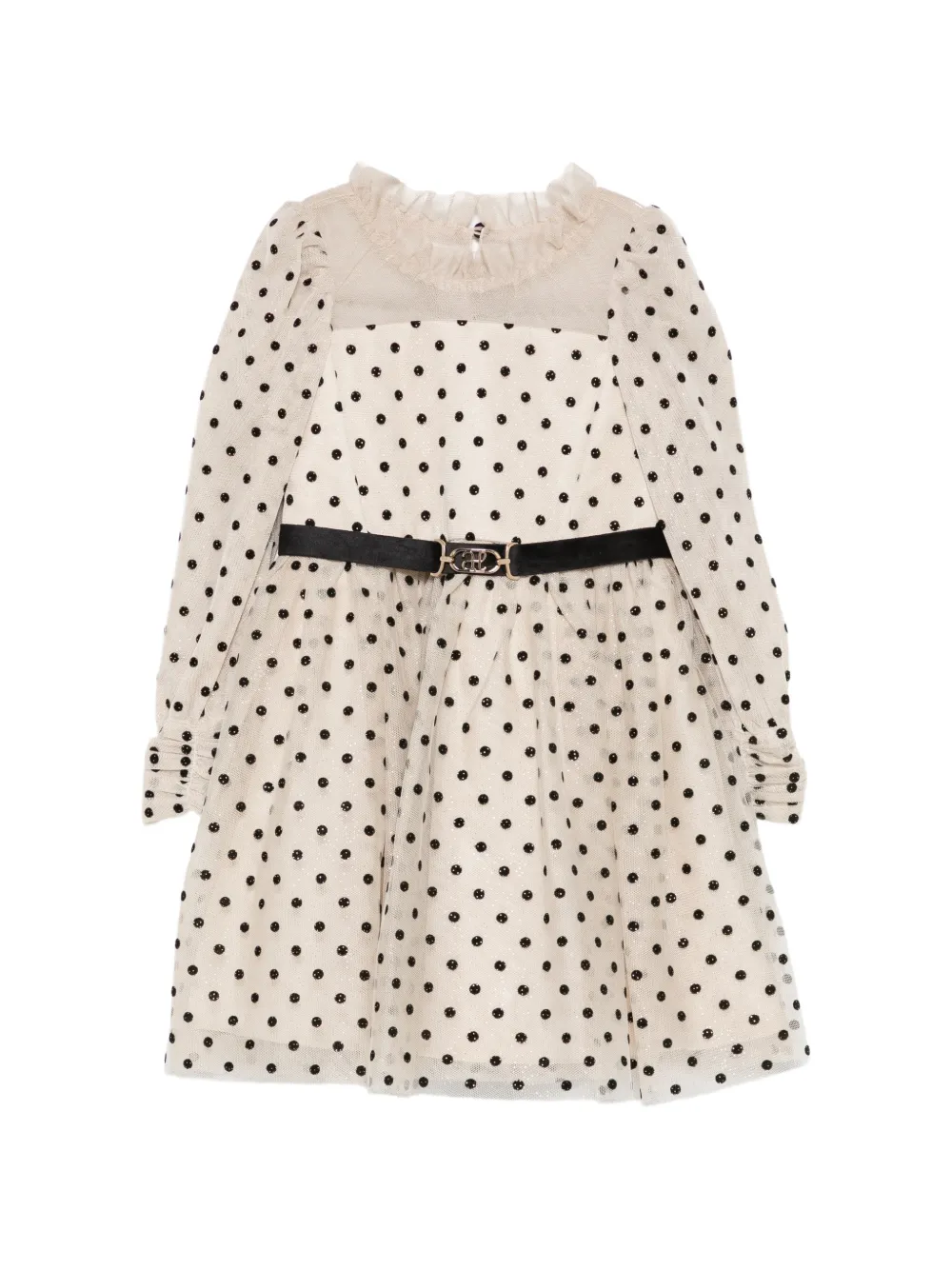 Abel & Lula polka dot belted dress - Toni neutri