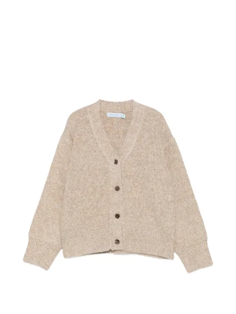 Abel & Lula ribbed-knit V-neck cardigan