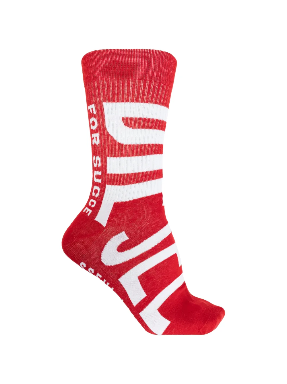 Diesel Drie paar sokken met maxi-logo Rood