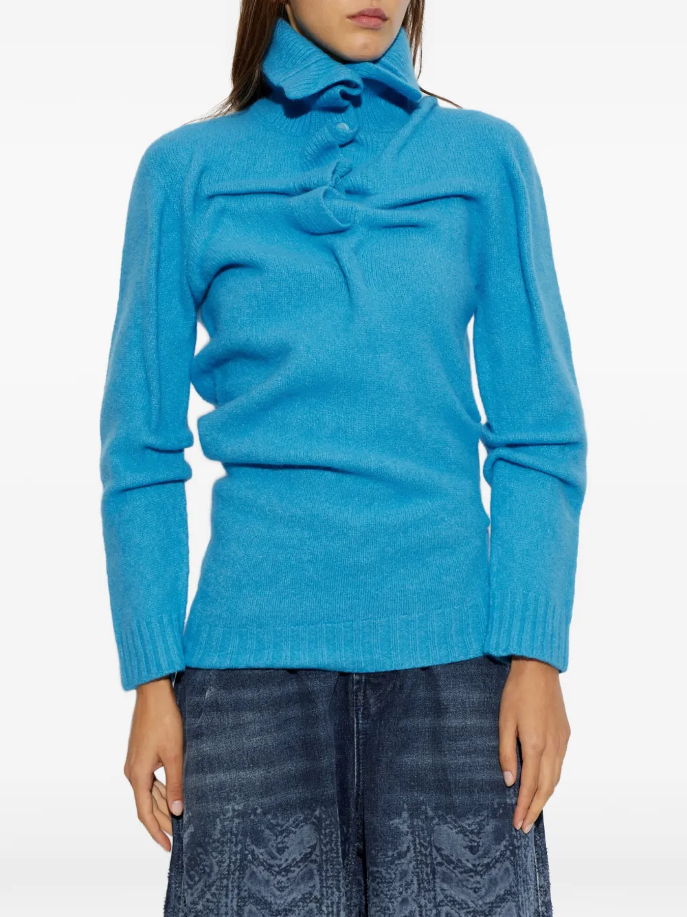 Diesel M-Amary coltrui met ruches Blauw