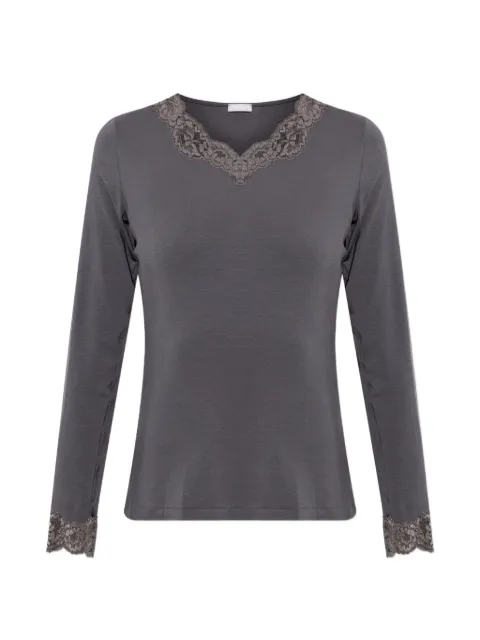 Hanro Dana lace-trim top