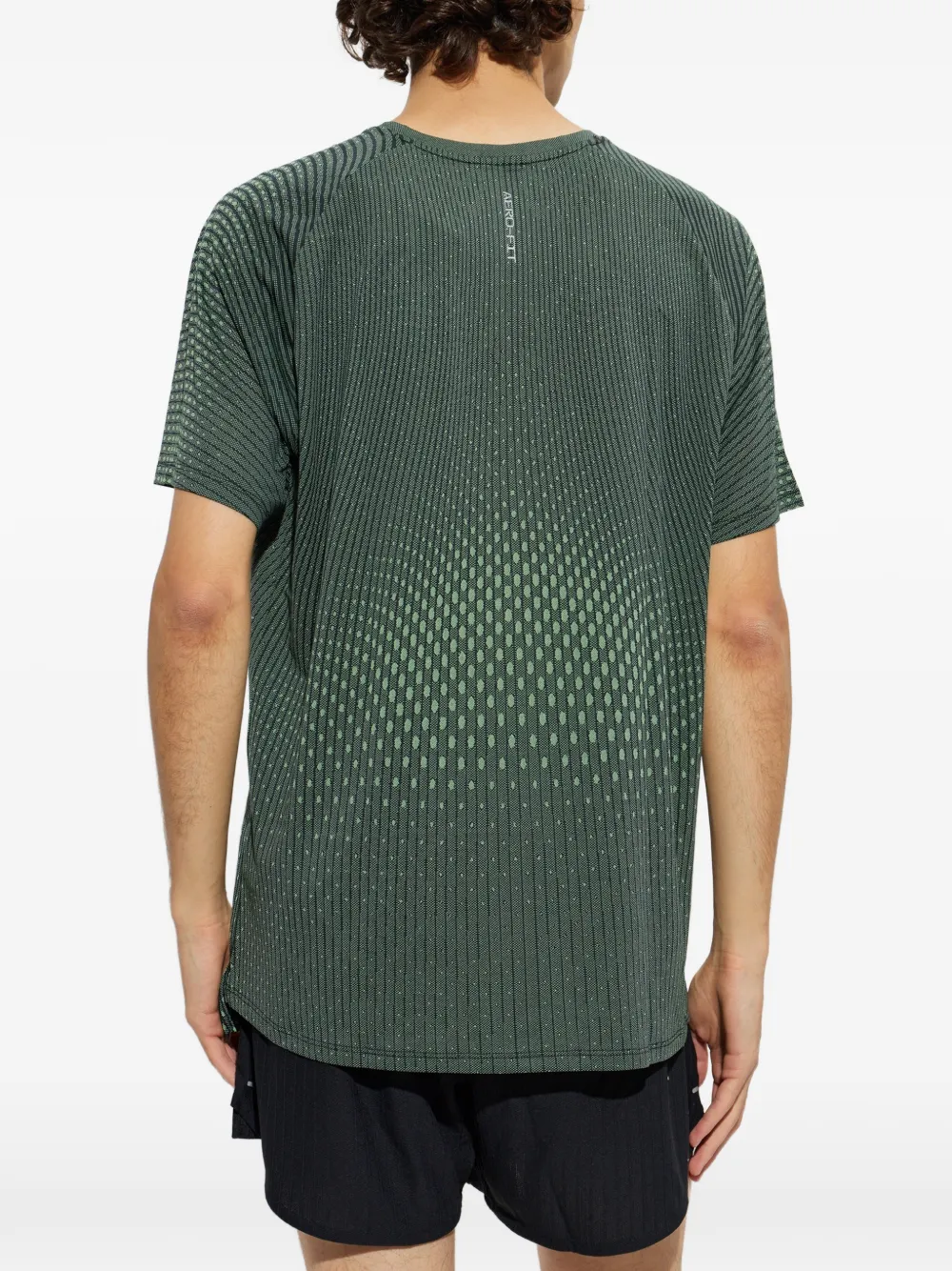 Nike AeroSwift logo-print T-shirt Groen