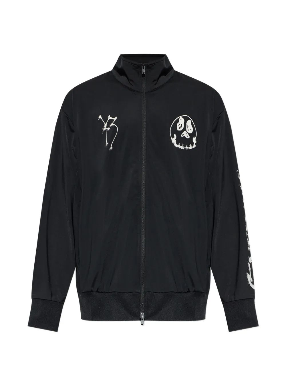 Y-3 x Adidas graphic-print zip-up sweater
