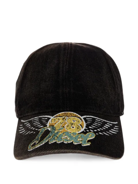Diesel C-Zanzy logo-print baseball cap